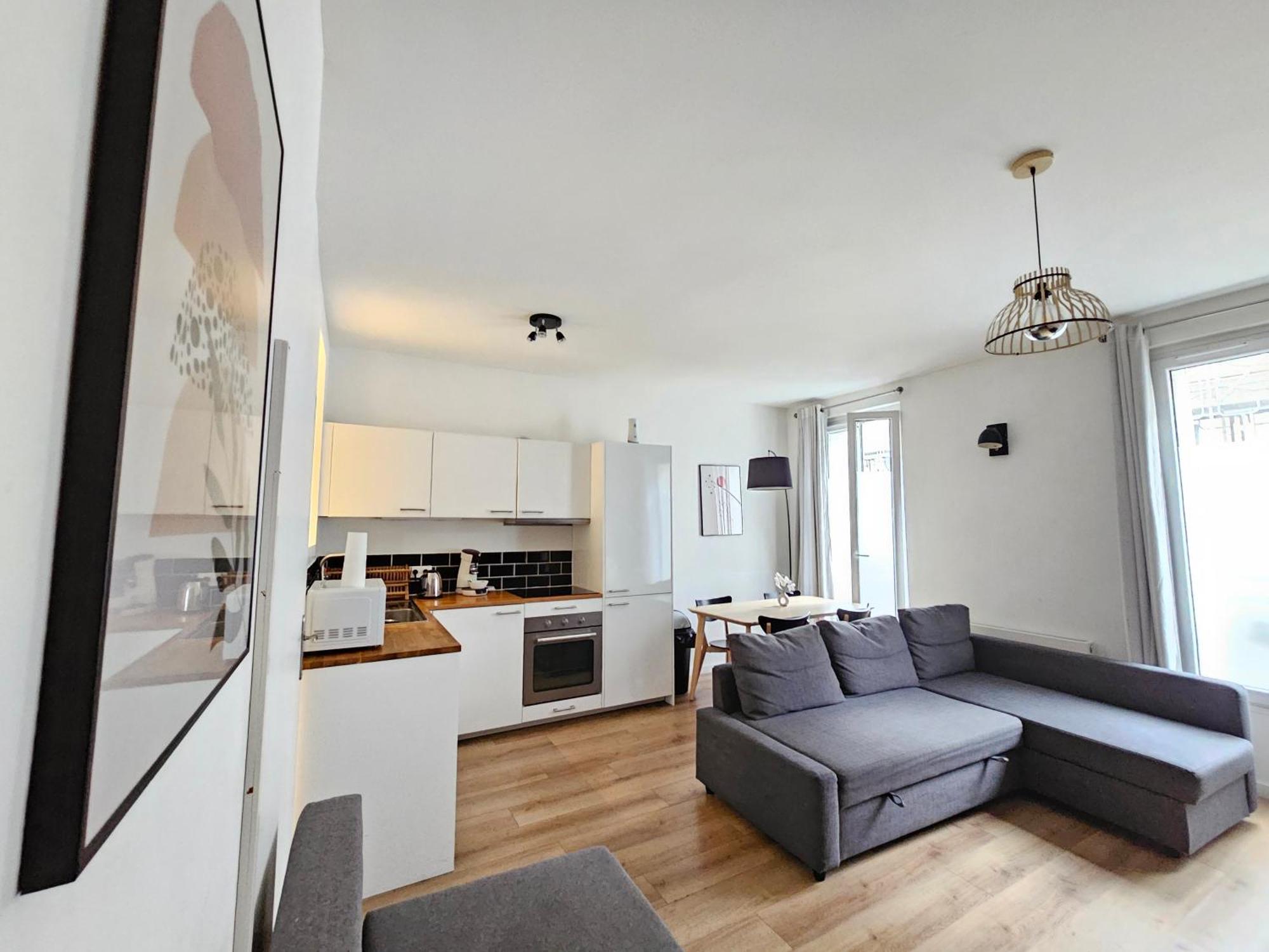 *Appartement Moderne/2 Minutes Du Metro* Saint-Ouen  Bagian luar foto